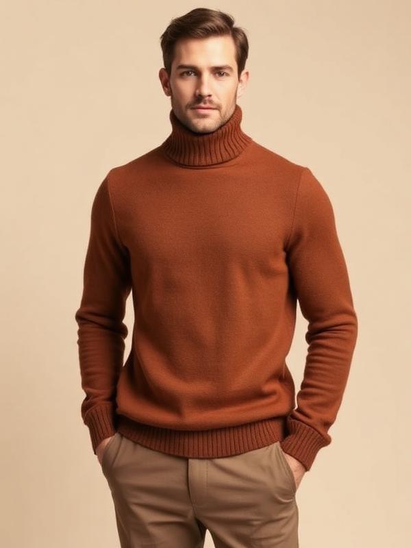 Tricô Masculino em Lã Merino