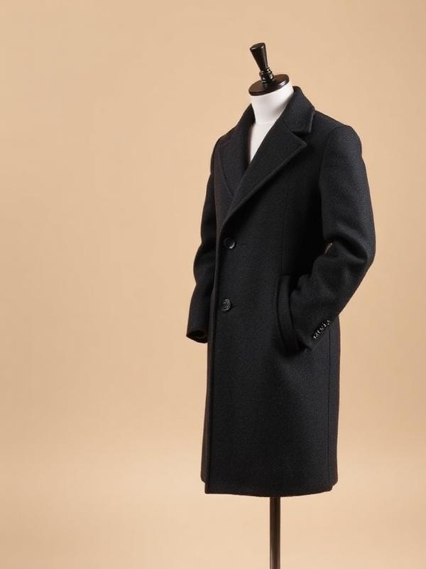 Sobretudo Sartorial Masculino em Lã