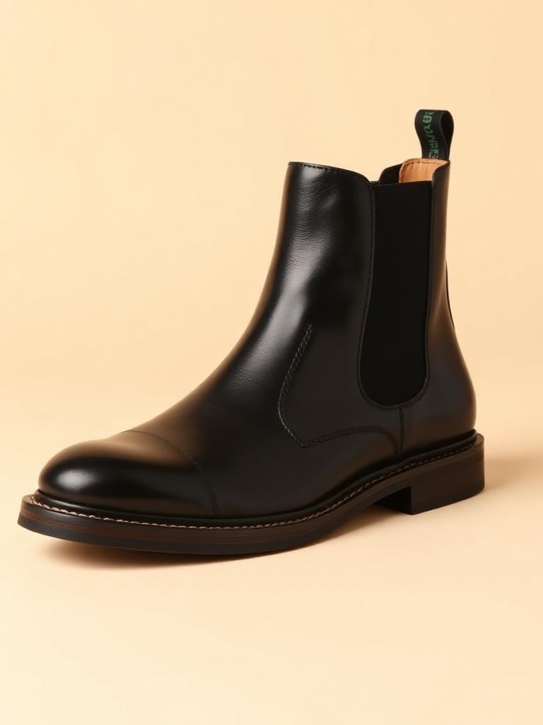 Bota Chelsea em Couro Legítimo Masculina