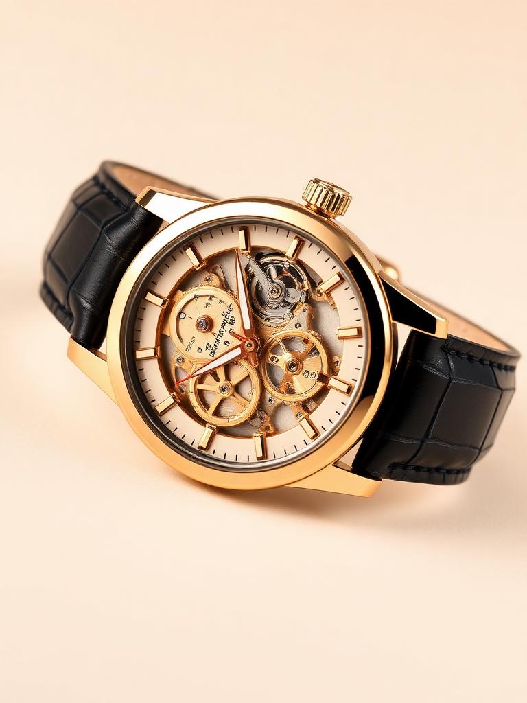 Relógio Skeleton Gold Automático Masculino