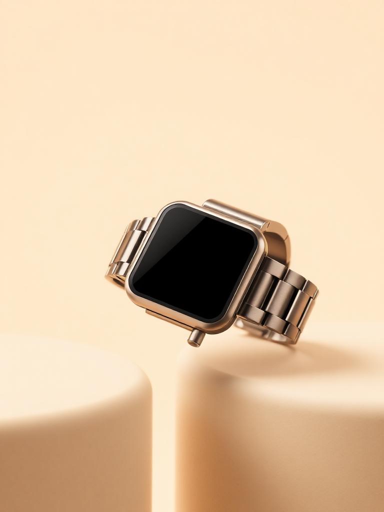 Smartwatch Masculino em Titânio