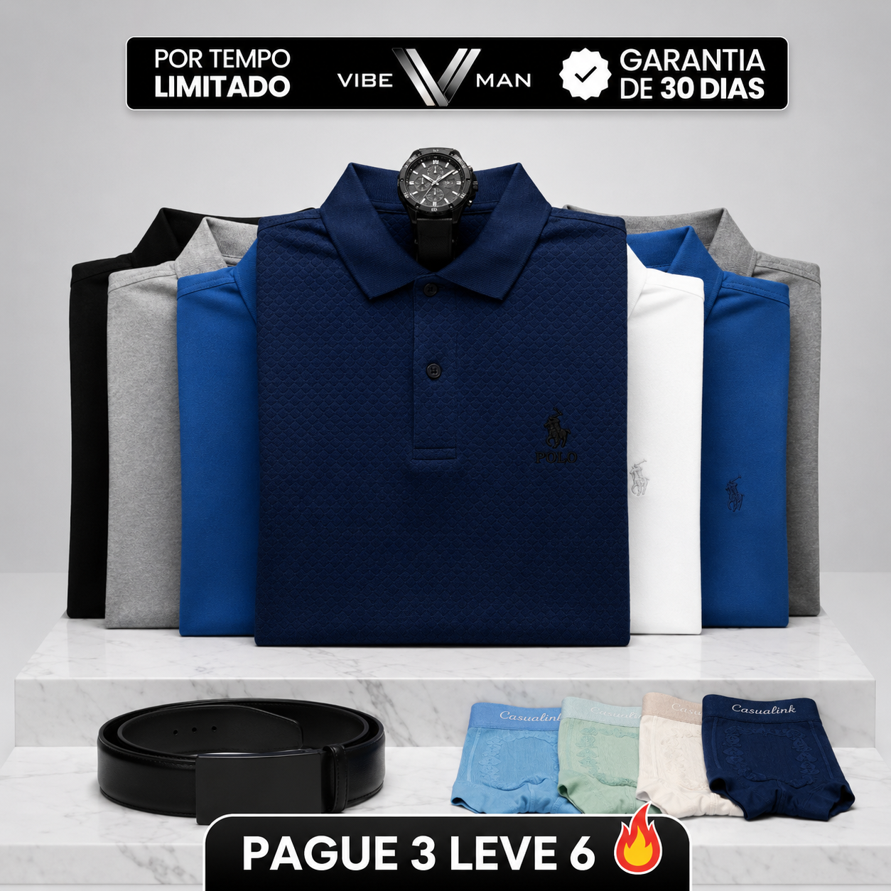 Camisa Polo Ventura Masculina