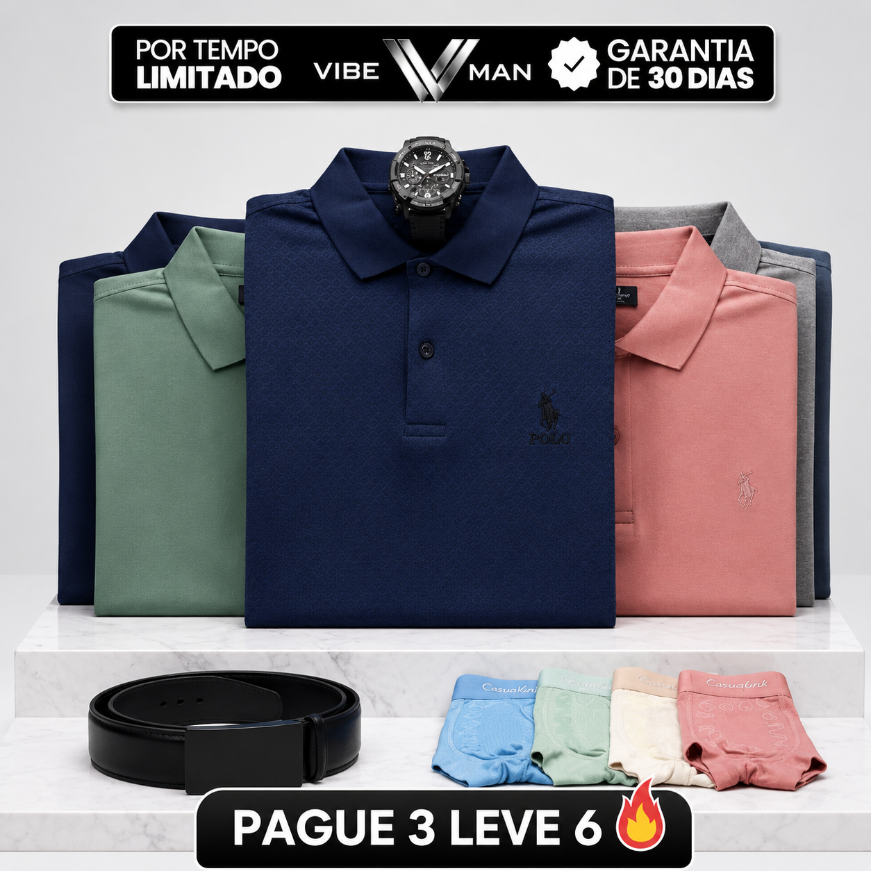 Camisa Polo Ventura detalhe